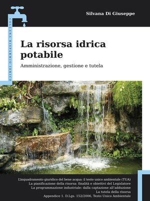 cover image of La risorsa idrica potabile